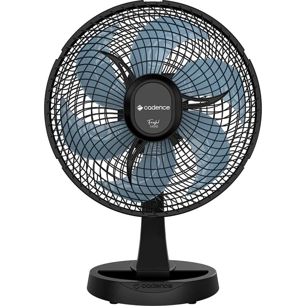 Ventilador de Mesa VTR 6 pás 30cm 110V Preto Cadence