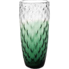 Vaso Decorativo Enfeite Casa Vidro 51x23x23cm Verde