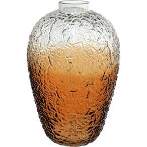 Vaso Decorativo Enfeite Casa Garrafa Home&co Vidro 39x25x25cm Marrom