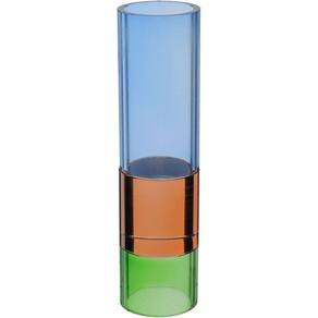 Vaso Decorativo Enfeite Casa Home&co Eco Crystal 19x5x5cm Multicolorido