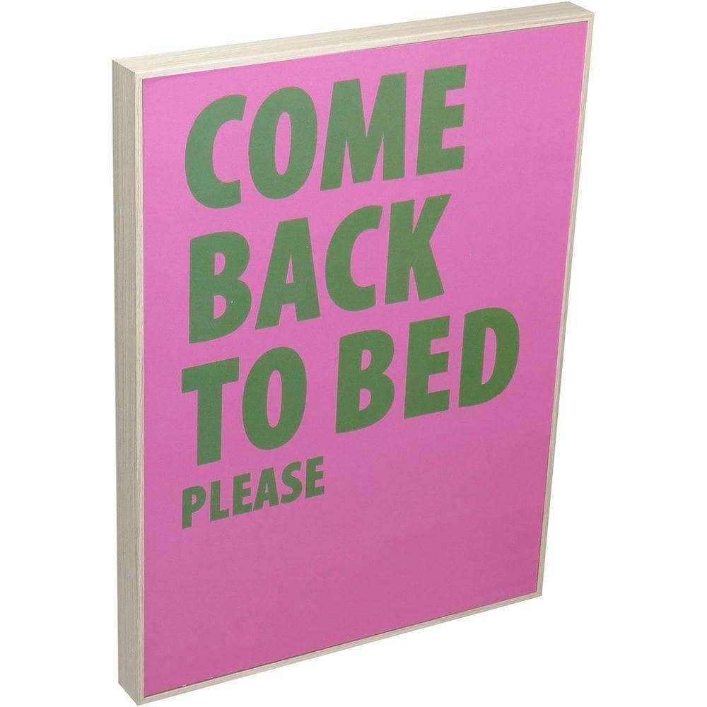 Quadro Decorativo Enfeite Parede Casa Home&co Mdf 40x30x3cm Rosa