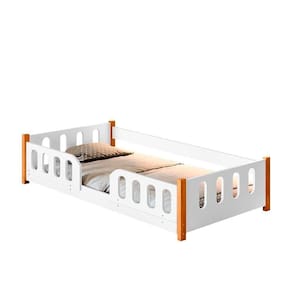 Cama Infantil Grades De Proteção Branca Melin Shop Jm