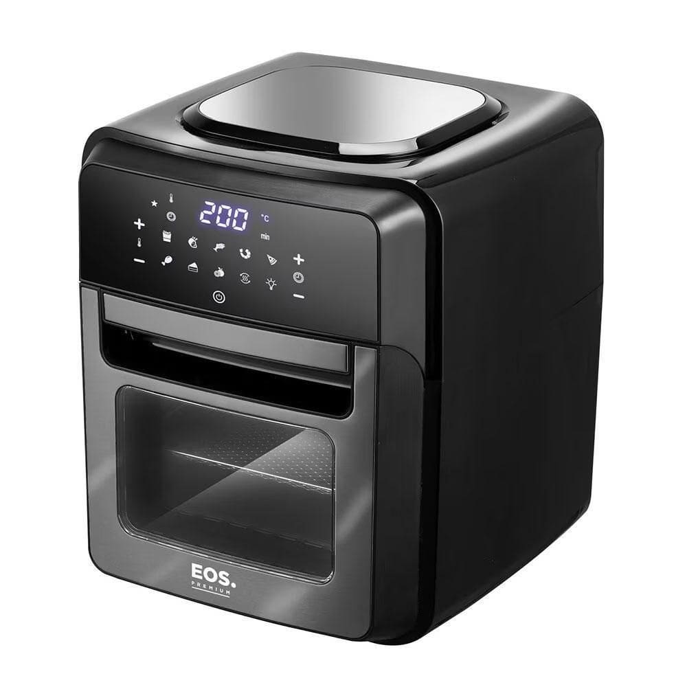 Conjunto Fritadeira Air Fryer Digital Eaf12t 220v Eos E Colher Para Arroz Laguna Tramontina 220v