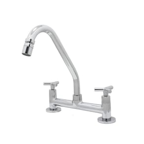Torneira Misturador Cozinha Bancada Luxo Cromada 1/4V