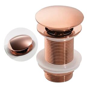 Válvula Click Luxo Inox Rose Cuba Banheiro 7/8 Brinovar