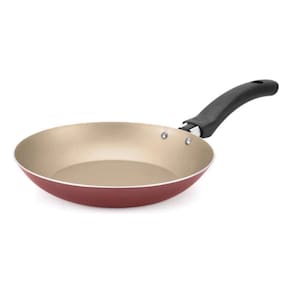 Frigideira Francesa Antiaderente Teflon 16cm Cereja Com Bege