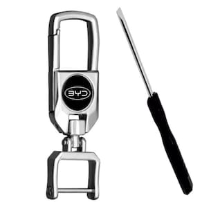 Chaveiro Carro Aço Cromado - Modelo Han - 8cm
