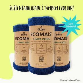Ecomais Limpa Pisos Área Interna Azul P - 40X60Cm - Akora