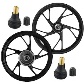 PAR RODA PE DE GALINHA TITAN 150 SHIVER FREIO A Disco + BICOS