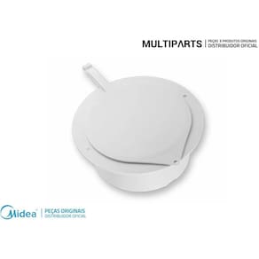Adaptador Duto Parede Tampa Saída De Ar 201125090065 Midea