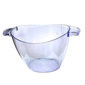 Balde De Gelo Com Alça Champanheira De Acrilico Cristal 5L