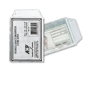 Kit Protetor Porta Documentos Cnh 65Mm X 90Mm 50 Unidades