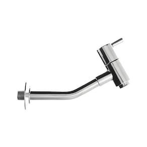 Torneira Parede Metal Luxo 1/4 de Volta Cinza