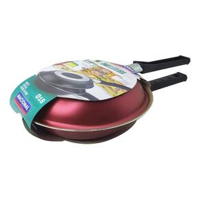 Omeleteira Antiaderente Teflon 18cm Bege Com Cereja