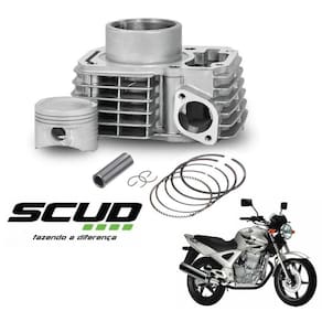 Kit Cilindro Pistão Scud Cbx 250 Twister Xr 250 Tornado