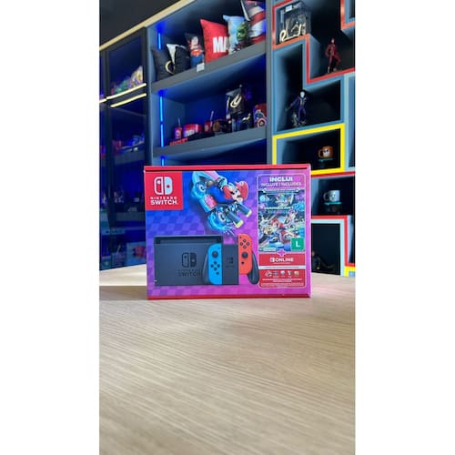 imagem-Console Nintendo Switch V2 c/ MK 8 + Assinatura - 03691-20-04083