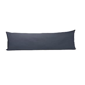 Porta Travesseiro Poliester Abraço 50x150Cm Azul Petróleo