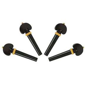Cravelha Violino 4/4 Ébano Coração 7mm - Ajustável