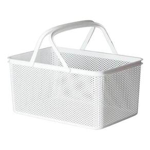 Cesto Retangular Línea Com Alça Branco 40X27X20Cm Paramount