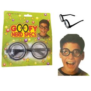 Kit 5 Óculos Fundo De Garrafa Plástico Estilo Nerd Fantasia