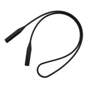 Kit Cordinha Cordão Silicone Salva Óculos Preta 10 Unidades