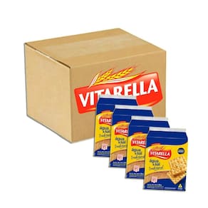 Biscoito Vitarella Água E Sal Caixa Fechada Kit 24
