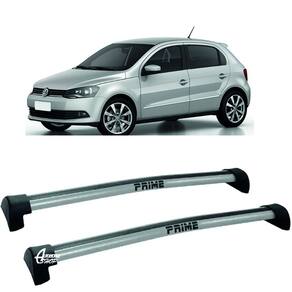 Rack Teto Aluminio Prime VW Gol G6 12/ 19 4 pts Prata PR021