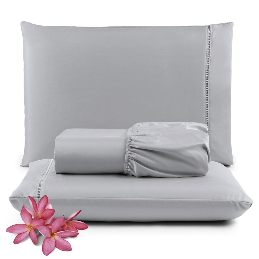 Jogo Cama Casal 3 Peças Ponto Palito 400 Fios Micropercal