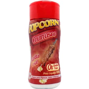 Combo 3 Temperos Pipoca Popcorn Sabores Churrasco, Pizza E