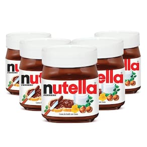 Creme De Avelã, 5 Potes De 350G Nutella