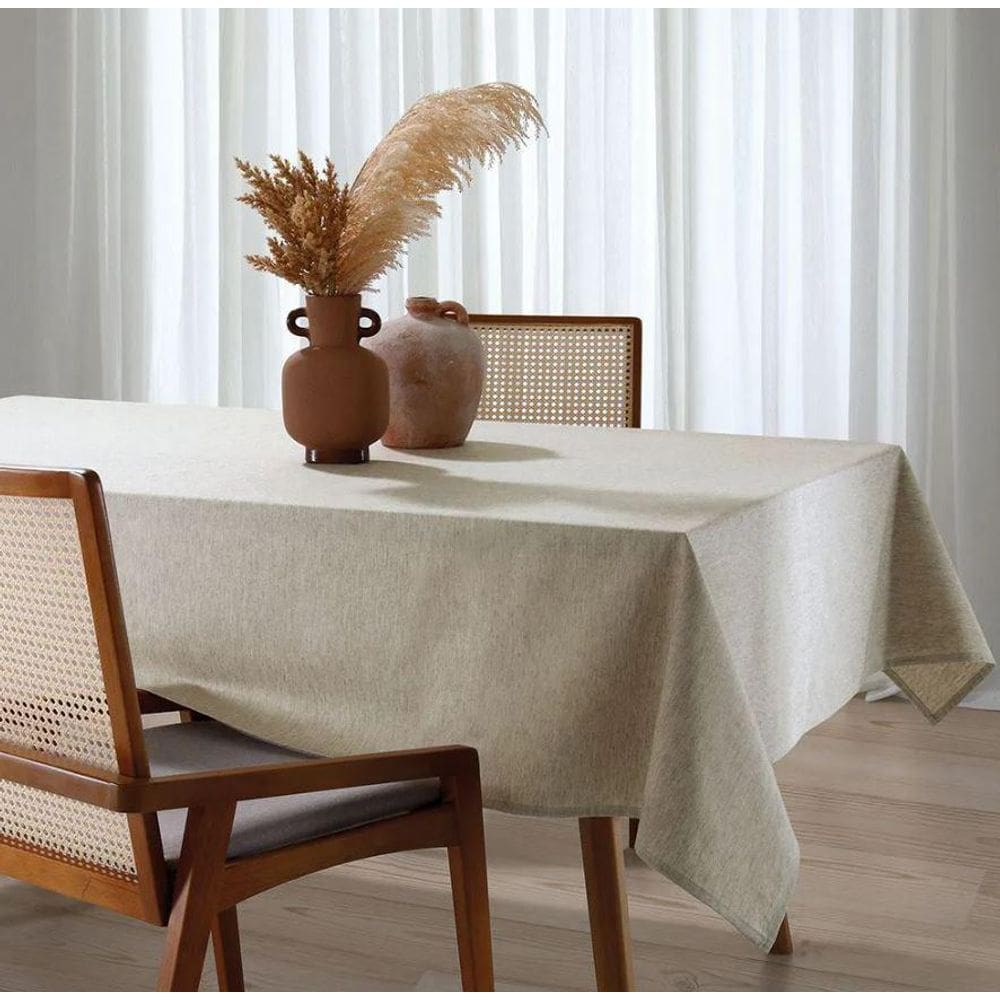 Toalha De Mesa Retangular Clean Linhares 6 Lugares Dohler
