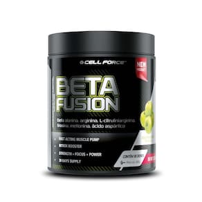 Pré Treino Beta Fusion Sabor Maçã Verde 300G Cell Force