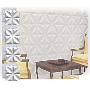 Kit 4 Formas Molde Para Gesso 3D E Cimento Abs