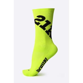 Meia HUPI 21K Ultra Amarelo Neon