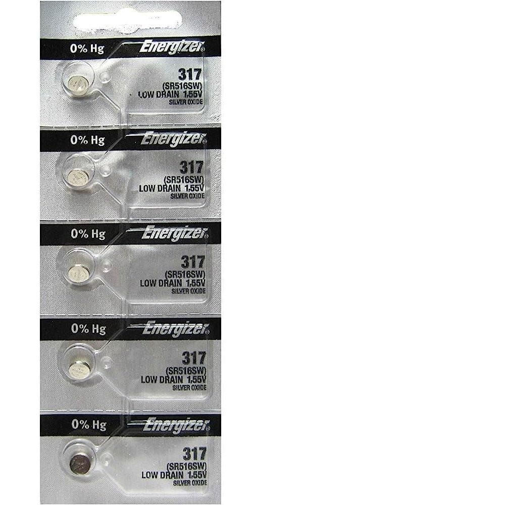 Pilha Bateria Relógio 317 Sr516Sw Energizer C/5 Un