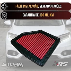 Filtro Ar Esportivo Honda Hr-V 1.8 16V Flex Ano 2016 A 2022