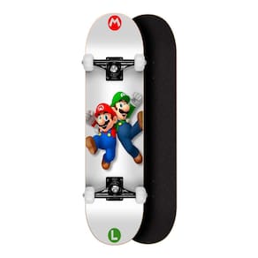 Skate Montado Mario E Luigi Completo Profissional 8.0 Varios