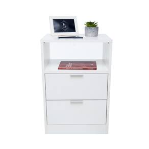 Mesa Cabeceira Supeiror Off White 60X30X30 Enviamos Montado