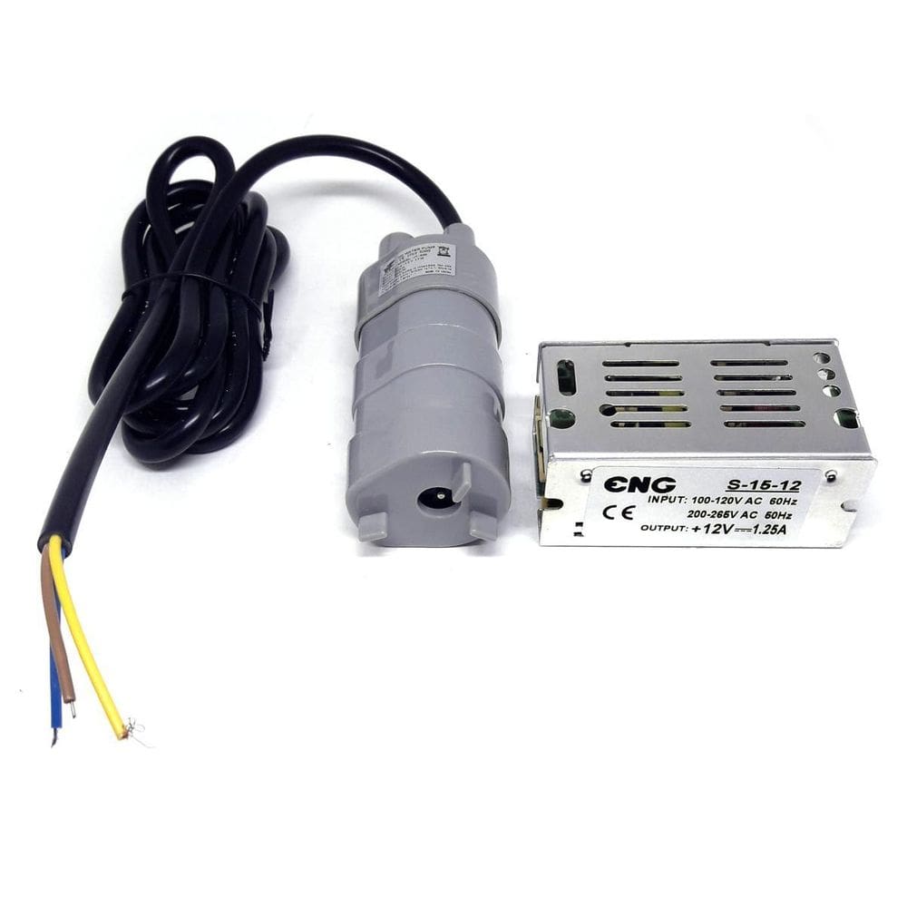 Bomba D`Água Submersa 12V 600L/H Jt-500 + Fonte