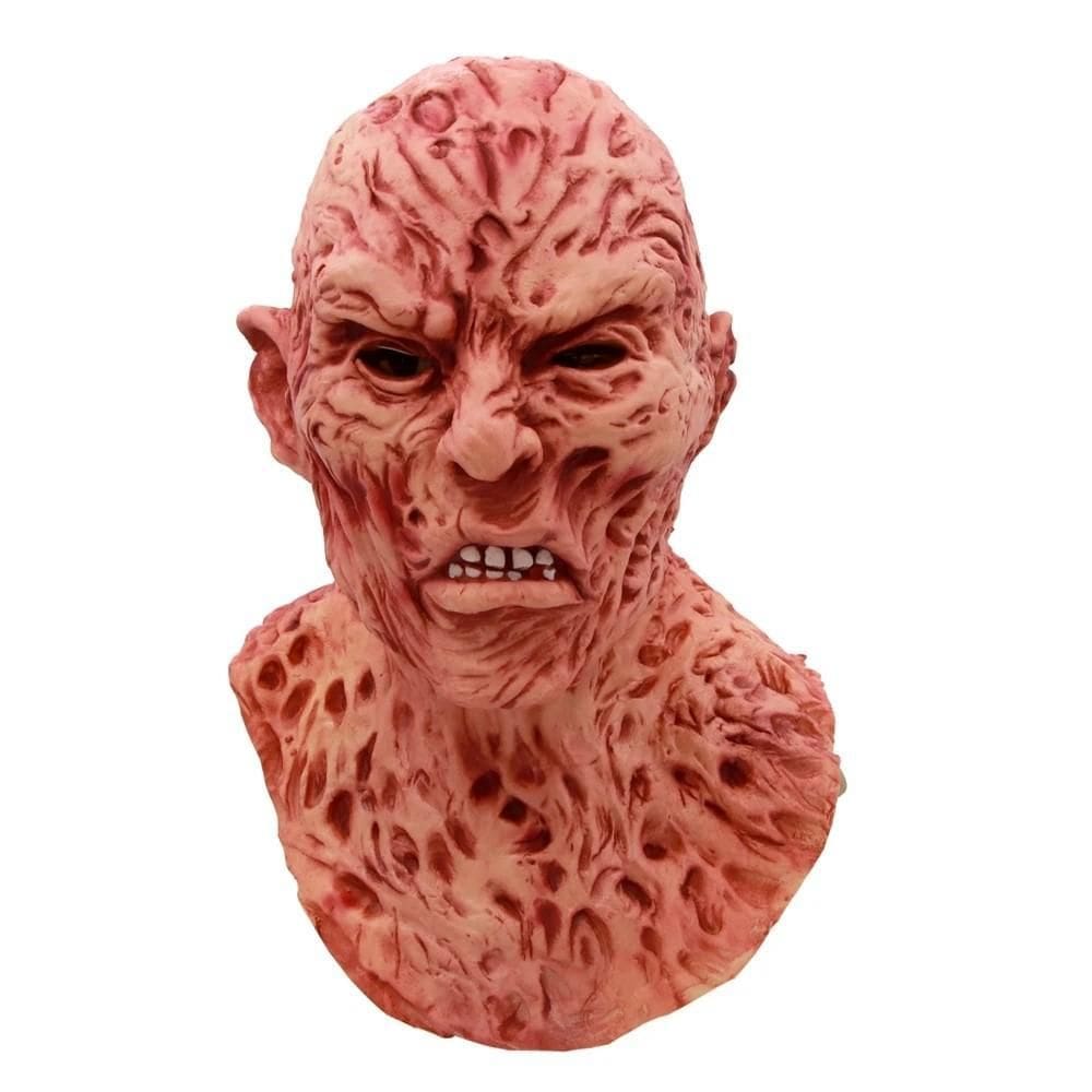 Máscara Cosplay Filme Freddy Krueger Látex Realista Terror