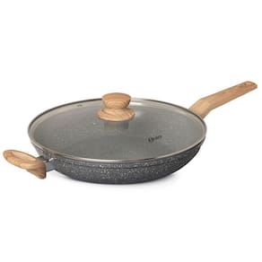 Frigideira Wok Cerâmic Marble Antiader. 28Cm Dark Grey Oster