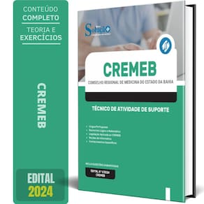 Apostila Cremeb 2024 - Técnico De Atividade De Suporte