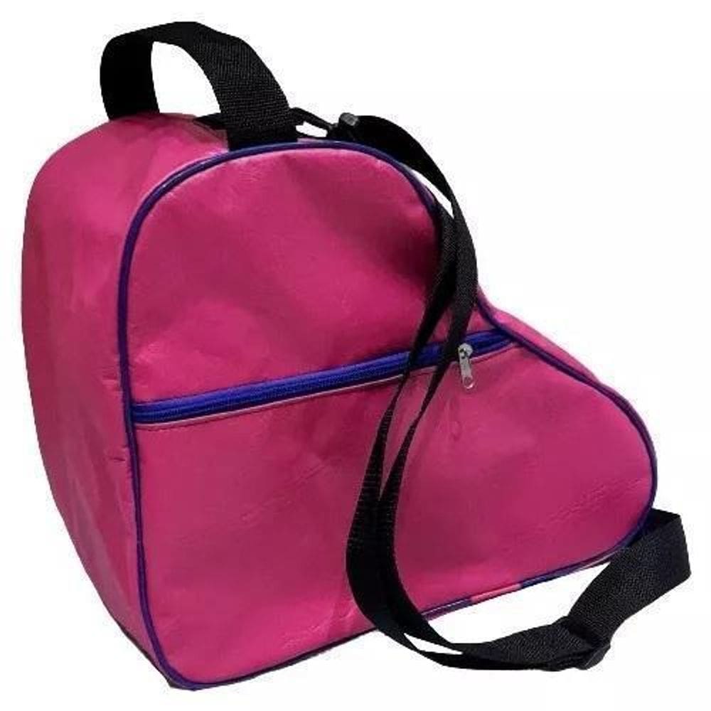 Mochila Patins Quad Inline Bolsa Courino Prática e Versátil