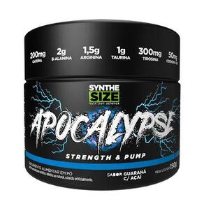 Pre Treino Apocalypse Synthesize Pote 150G Açaí Com Guaraná