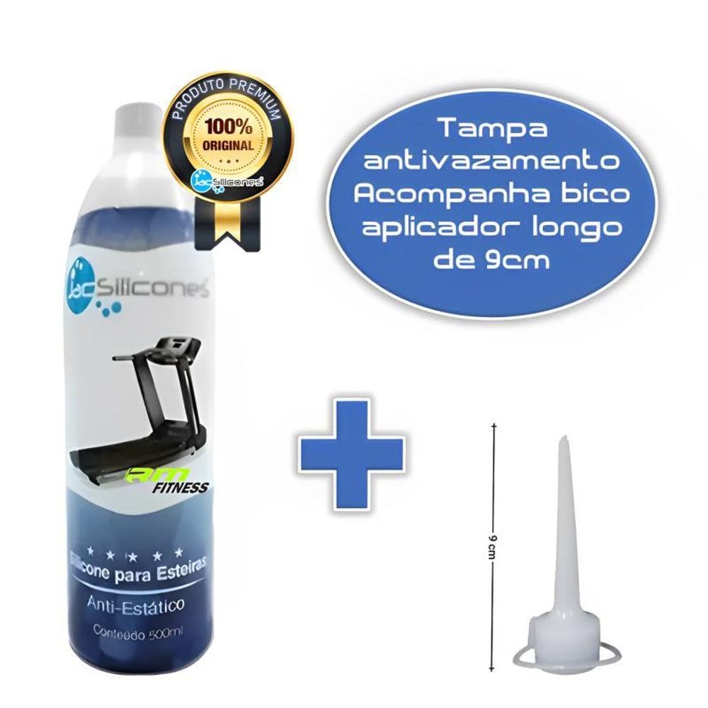 Silicone Lubrificante Antiestático Jac 500Ml Próprio Esteira