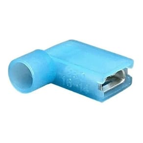 50Un Kit Terminal Bandeira Total Isolado Azul 1,5 A 2,5Mm
