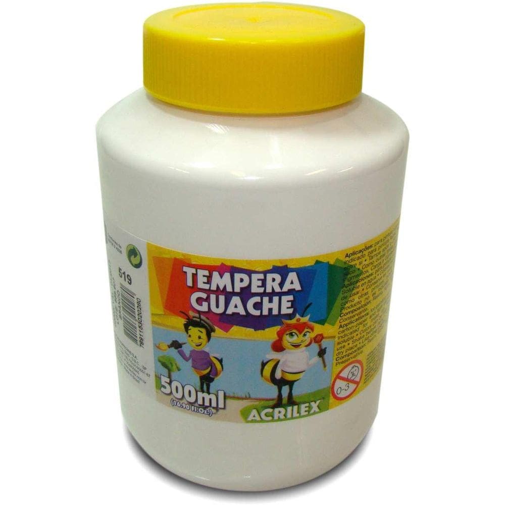Tinta Guache 500Ml Branco