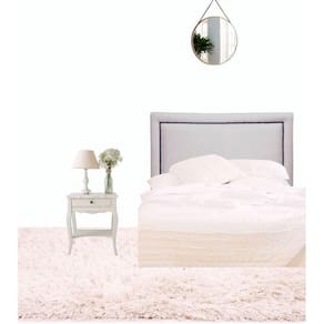 Cabeceira Solteiro Para Cama Box Painel Reta Corino Cinza