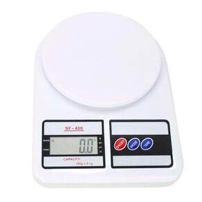 Balança De Cozinha Digital Tomate Sf-400 Pesa 10Kg Branco