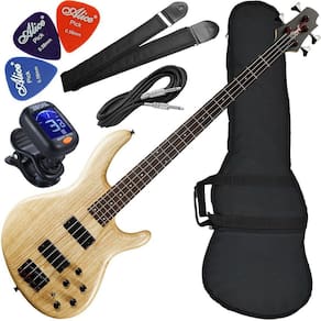 Kit Baixo Cort Action Dlx Ash Opn 4 Cordas Pre Mark Bass